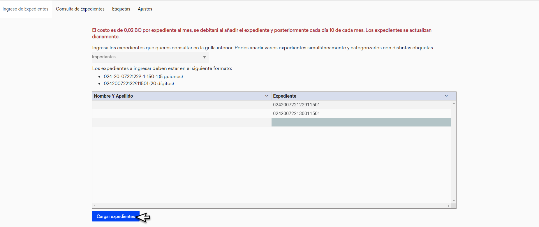 ConsultaExpedientes001